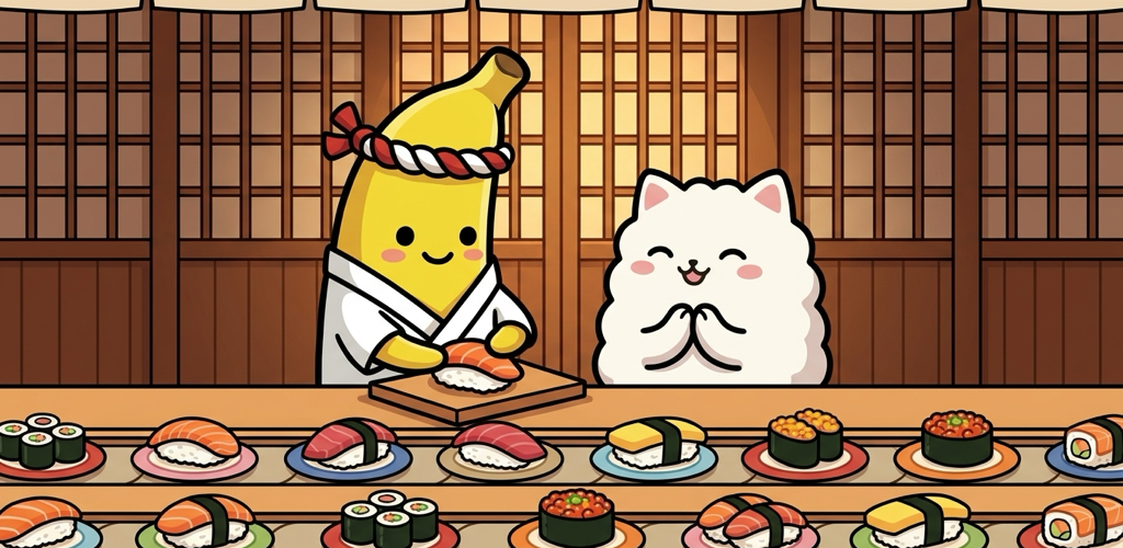 "Lucky Animal Sushi Party" Now on LINE Mini App, Google Play, and App Store!